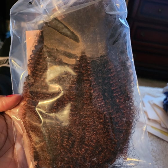 Her Given Hair Curly Closure with Clips - Picture 4 of 10